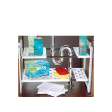 Under Sink Storage for Organisation, White Single