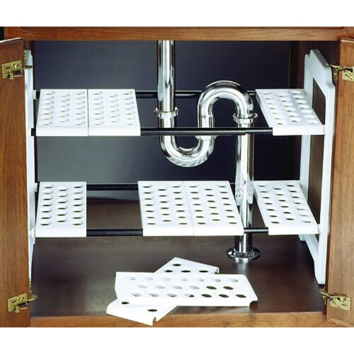 Addis Under Sink Storage for Organisation, White Single 1