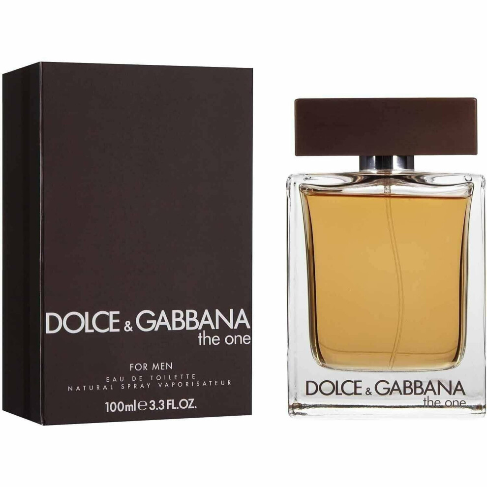 D & G THE ONE Dolce & Gabbana for Men 3.3 / 3.4 oz edt