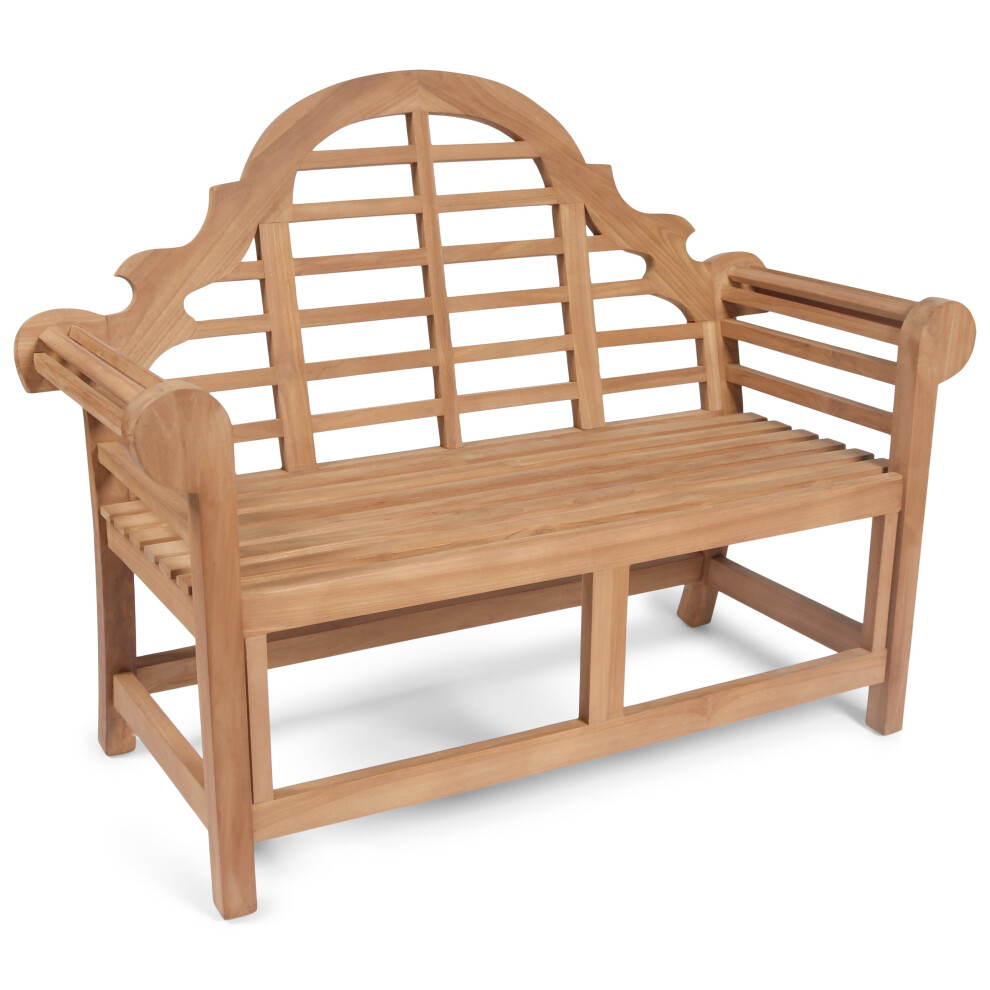 (120cm 4ft Bench) Teak Garden Bench Chair Marlborough Lutyens Style-image-OPC-P7C9KHF-NEW
