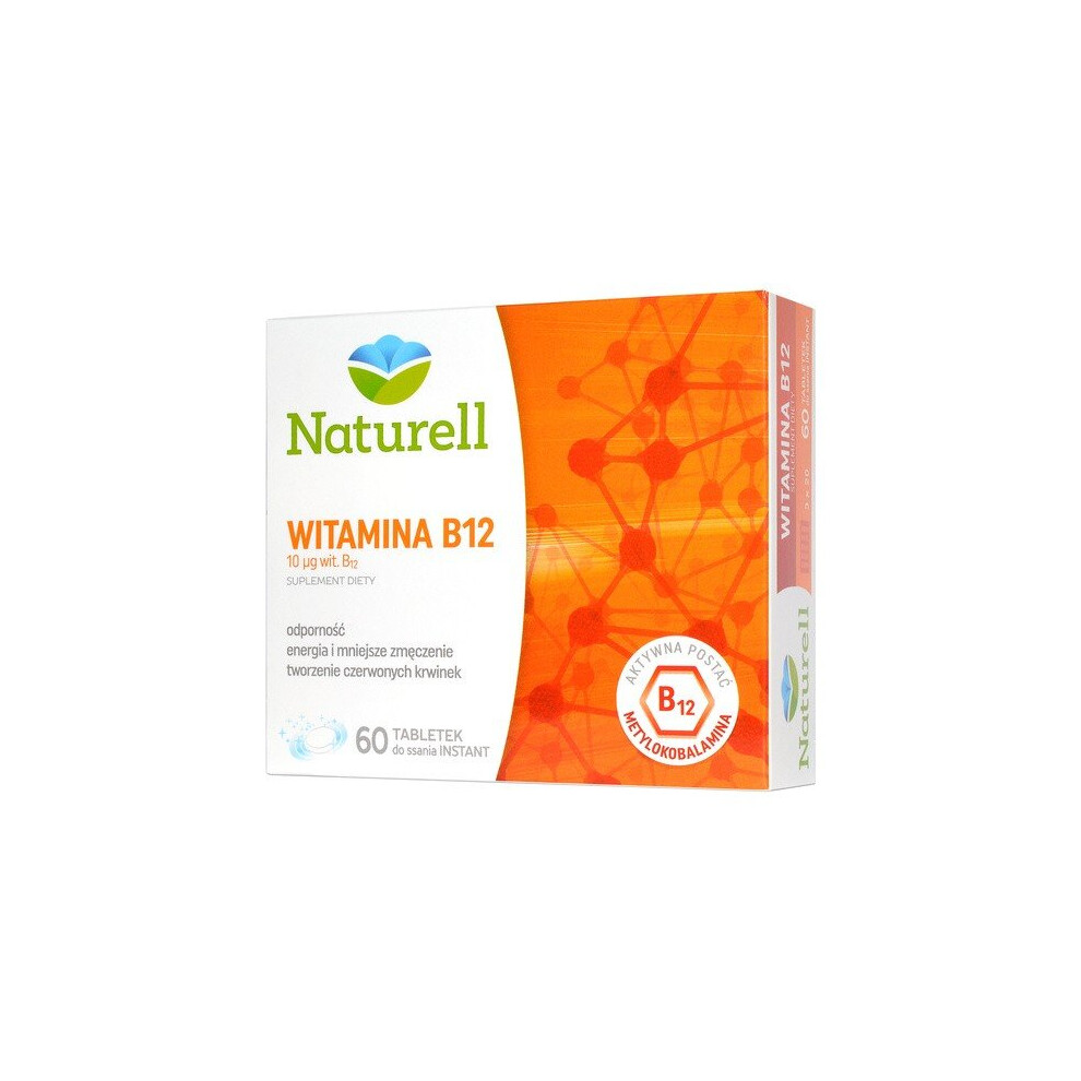 Naturell Witamina B12 60 tabletek do ssania