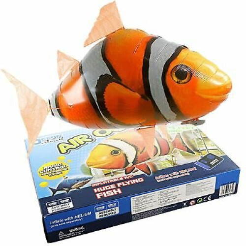 (Nemo Fish) Remote Control Fly Air Shark Toy Inflatable Fishs