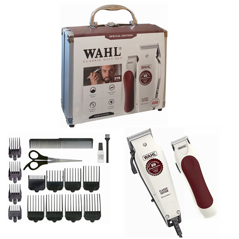 Wahl Special Edition Classic Gift Set Corded Hair Clipper & Compact Trimmer Set