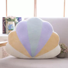 (Shell) Rainbow Plush Sofa Pillow Cushion Sleeping Pillow Cloud Moon Home Decoration