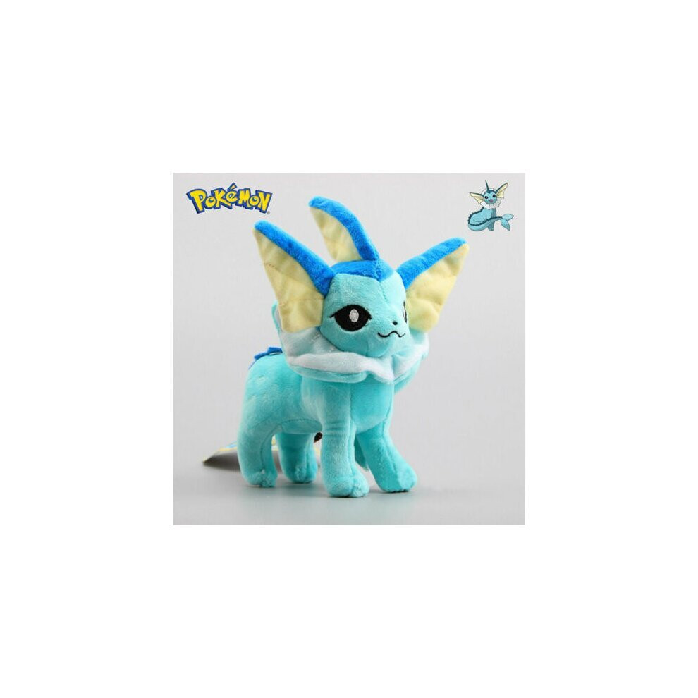 (Vaporeon) Pokemon Plush Doll Glaceon Vaporeon Stuffed Toy
