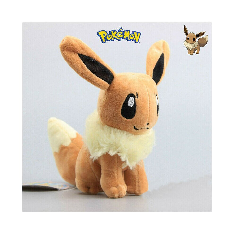 (Eevee) Pokemon Plush Doll Glaceon Vaporeon Stuffed Toy