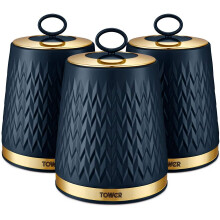 Tower Empire Kitchen Storage Canisters Tea Coffee Sugar Set