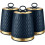 Tower Tower Empire Kitchen Storage Canisters Tea Coffee Sugar Set 1
