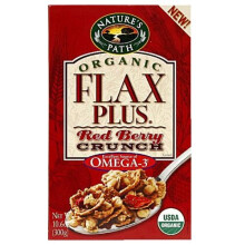 Nature's Path, Bio, Flax Plus Red Berry Crunch Müsli, 10,6 Unzen (300 g)
