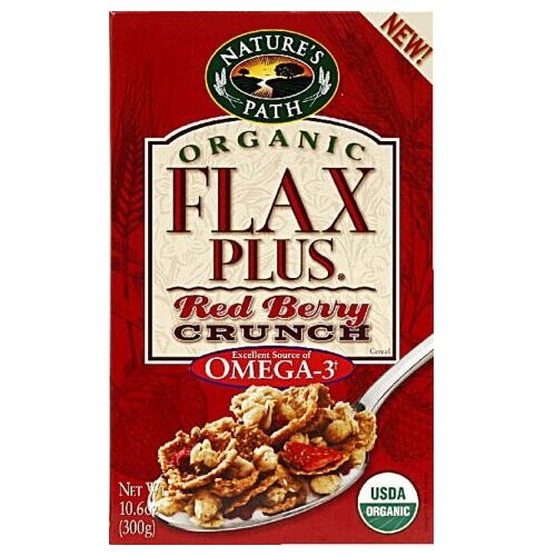 Nature's Path, Organisk, Flax Plus rödbärkaka, 10,6 oz (300 g)