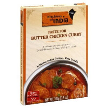 Kitchens of India, Pasta para Frango ao Molho de Manteiga, Concentrado para Molho, Médio, 3,5 oz (100 g)