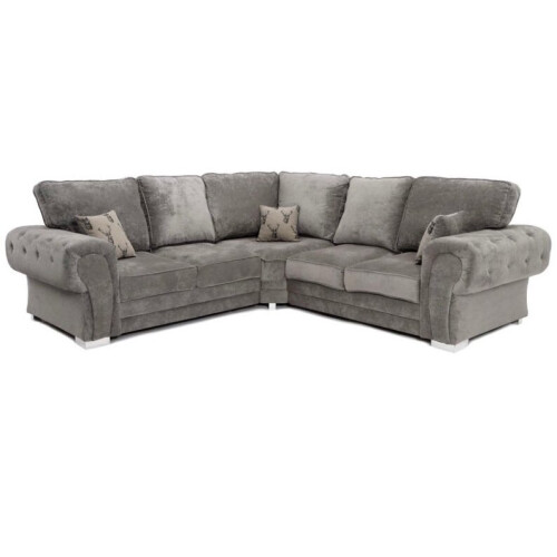 Furniture 786 Chingford Large Full Back Corner Sofa -