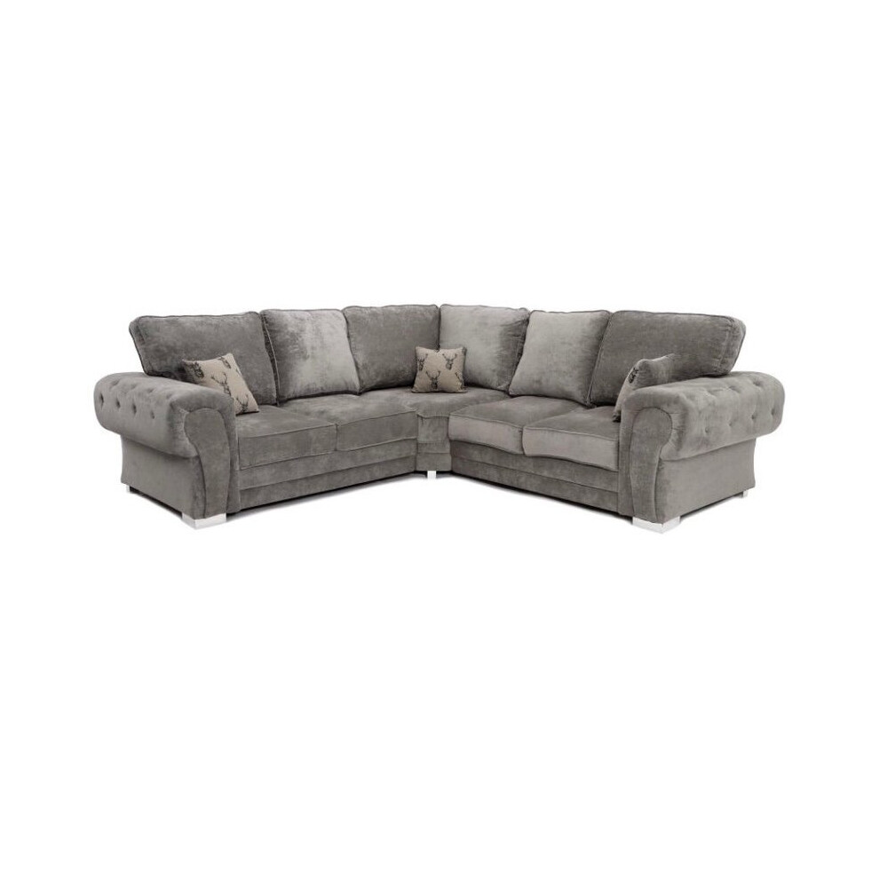 Furniture 786 Chingford Large Full Back Corner Sofa
