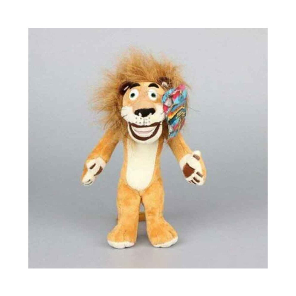 (Lion, 25cm) Madagascar Character Plush Toys Gloria Penguin Marty Alex Melman Julien Toys