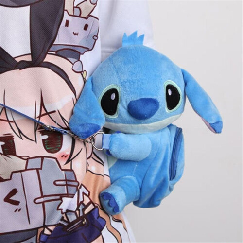 Lilo & Stitch Crossbody χέρι ώμου τσάντες Tote βελούδινο παιχνίδι Messenger τσάντα πορτοφόλι 2