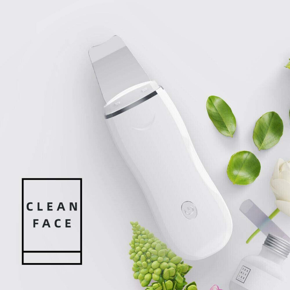Ultrasonic Skin Scrubber Blackhead Peeling Remover Facial Pore Deep Cleaning