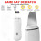 Υπερηχητικός αποξεστήρας δέρματος Blackhead Peeling Remover προσώπου Pore βαθύ καθαρισμό 7