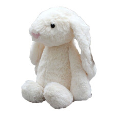 (White, 25cm) 40CM Cute Bunny Soft Plush Toy Rabbit Stuffed Animal Baby Kids Gift Animals Doll