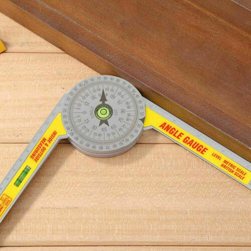 Angle Finder Miter Saw Protractor Measuring Ruler Tool Goniometer Pro Durable 2