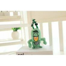 (Plankton Sheldon-20cm) SpongeBob SquarePants Patrick Star Squidward Tentacles Plush Toys Kids Gift