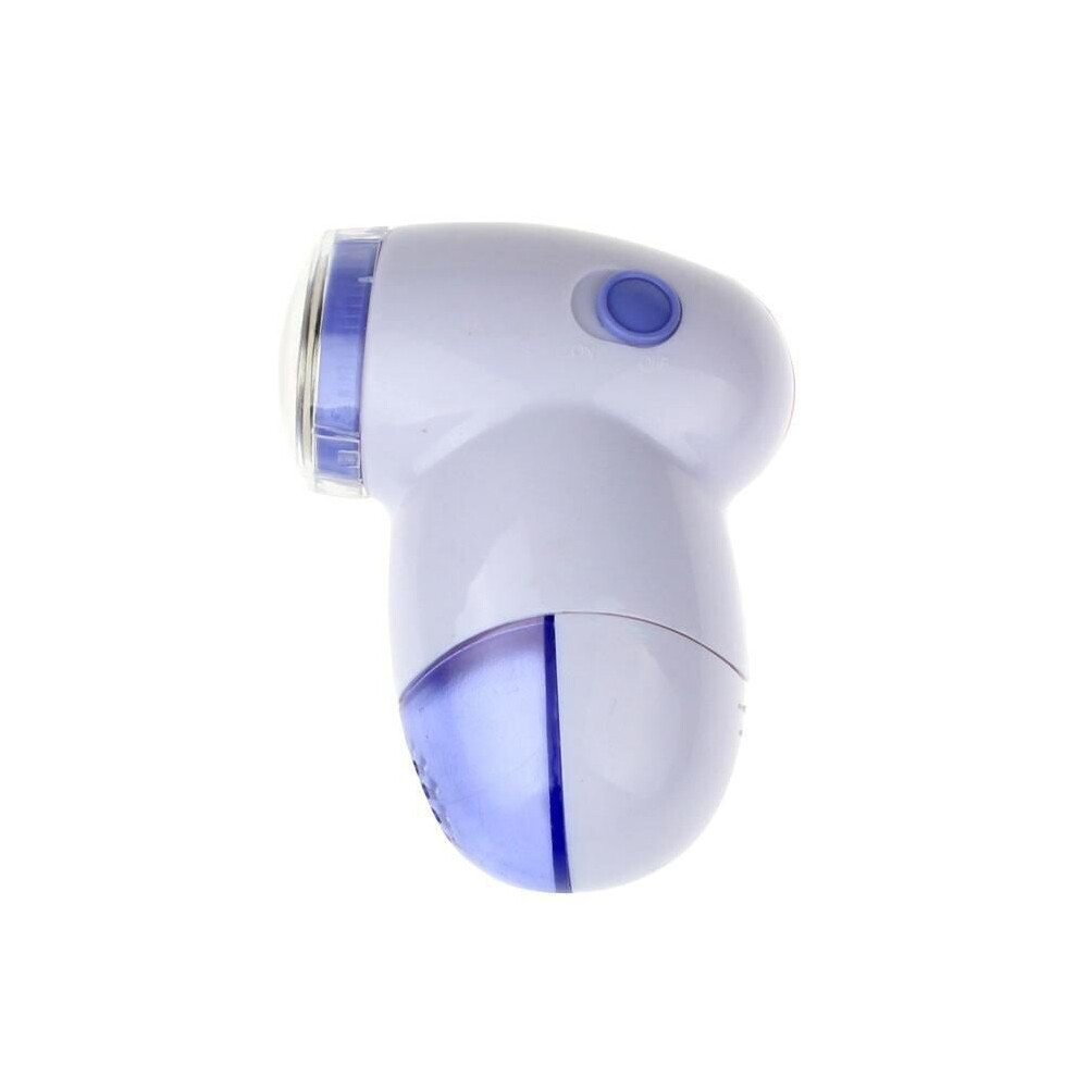 (Purple) Portable Electric Fuzz Pill Lint Fabric Remover Sweater Clothes Shaver New