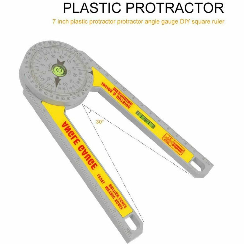 Angle Finder Miter Saw Protractor Measuring Ruler Tool Goniometer Pro Durable 7311230605709