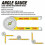 Angle Finder Miter Saw Protractor Measuring Ruler Tool Goniometer Pro Durable 7