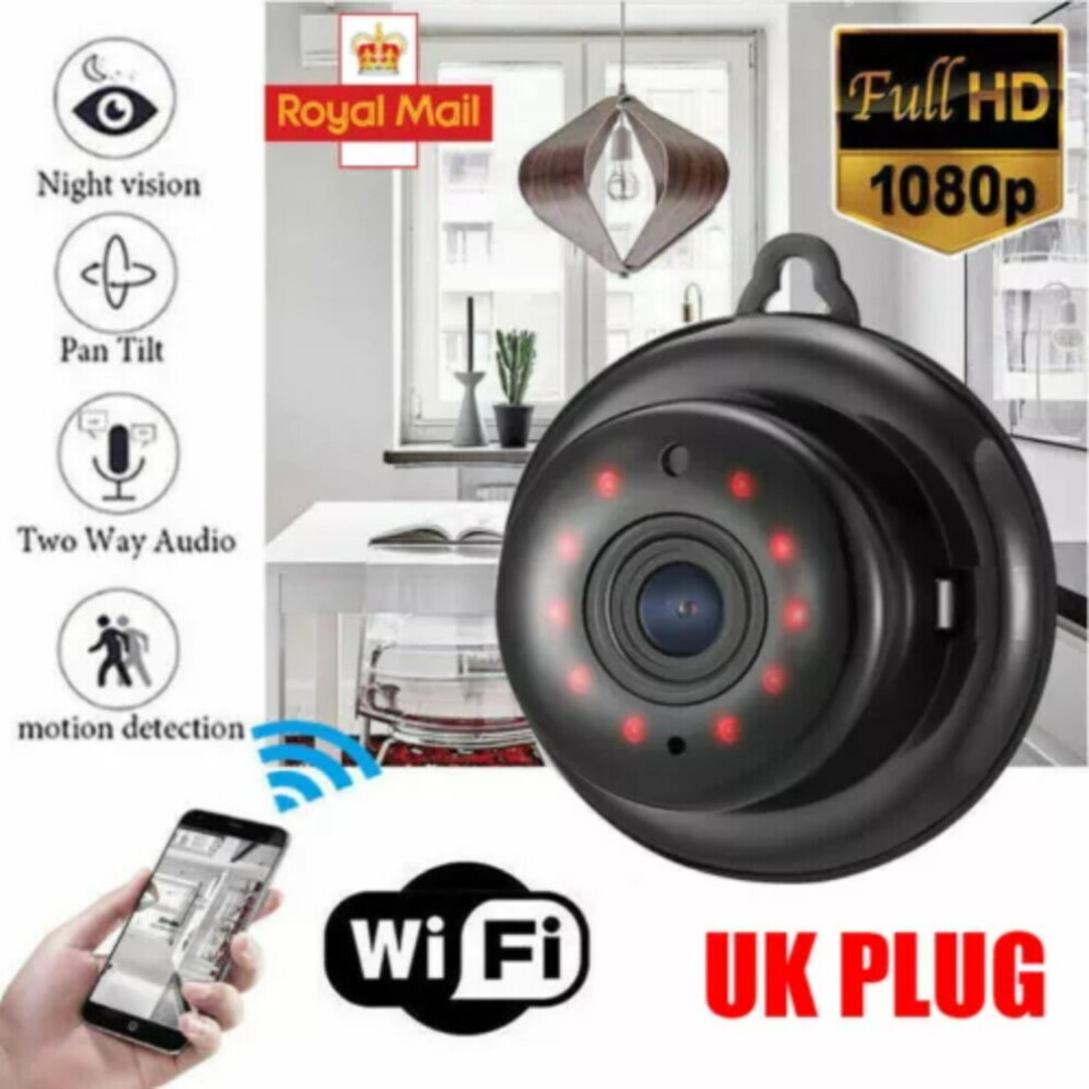 Wifi 1080P Wireless Cctv Indoor Mini Ip Camera Cam Home Ir Security 7060618327886
