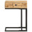 VidaXL vidaXL Solid Mango Wood U-Shaped Side Table Sofa End Coffee Table Living Room 3