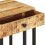 VidaXL vidaXL Solid Mango Wood U-Shaped Side Table Sofa End Coffee Table Living Room 5