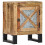 VidaXL vidaXL Solid Mango Wood Bedside Cabinet Interior Lowboard Sideboard End Table 1