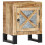 VidaXL vidaXL Solid Mango Wood Bedside Cabinet Interior Lowboard Sideboard End Table 11