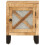 VidaXL vidaXL Solid Mango Wood Bedside Cabinet Interior Lowboard Sideboard End Table 7