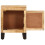 VidaXL vidaXL Solid Mango Wood Bedside Cabinet Interior Lowboard Sideboard End Table 8