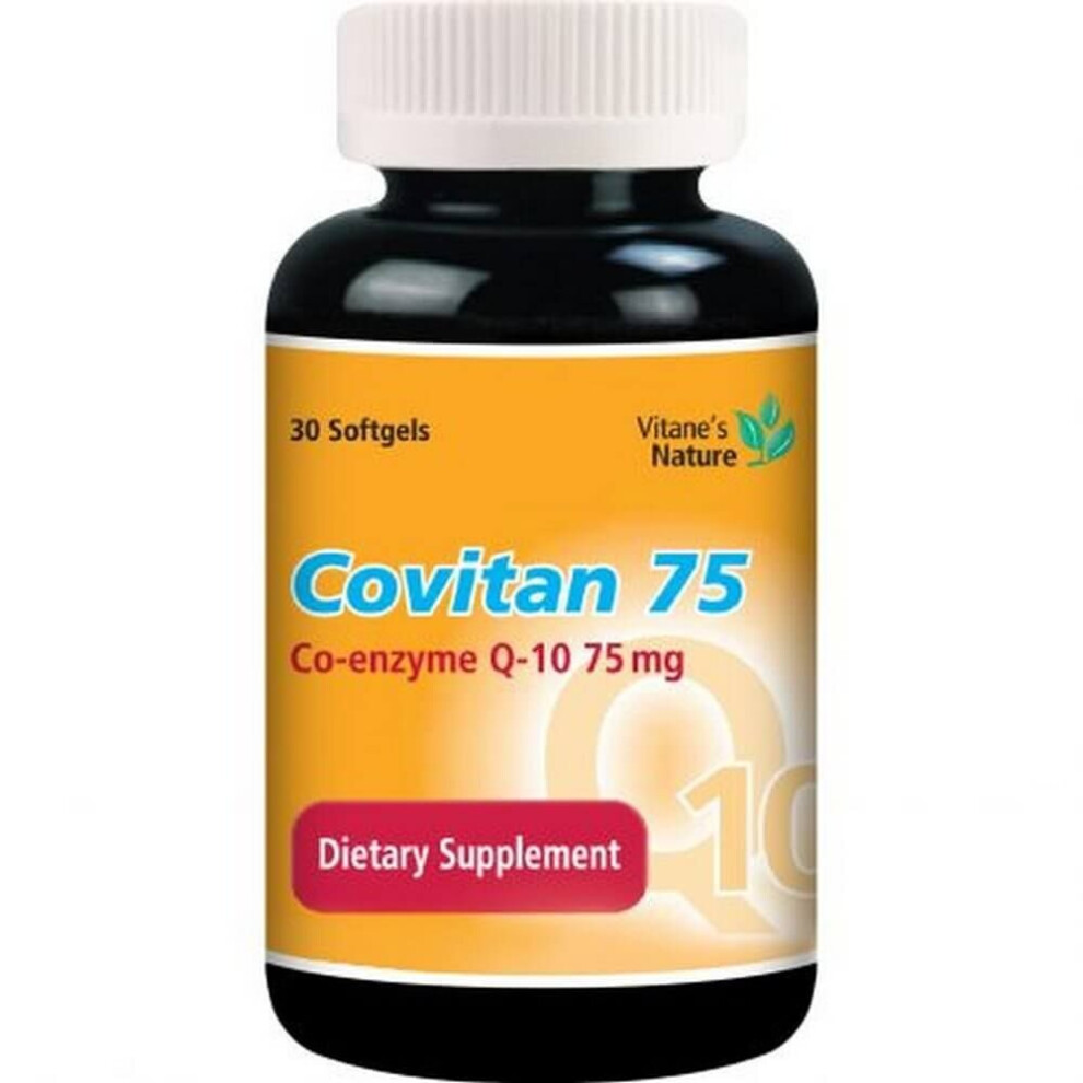 Vitane Covitan Softgels 75 Mg 30'S Supports Heart Health Dietary Supplement
