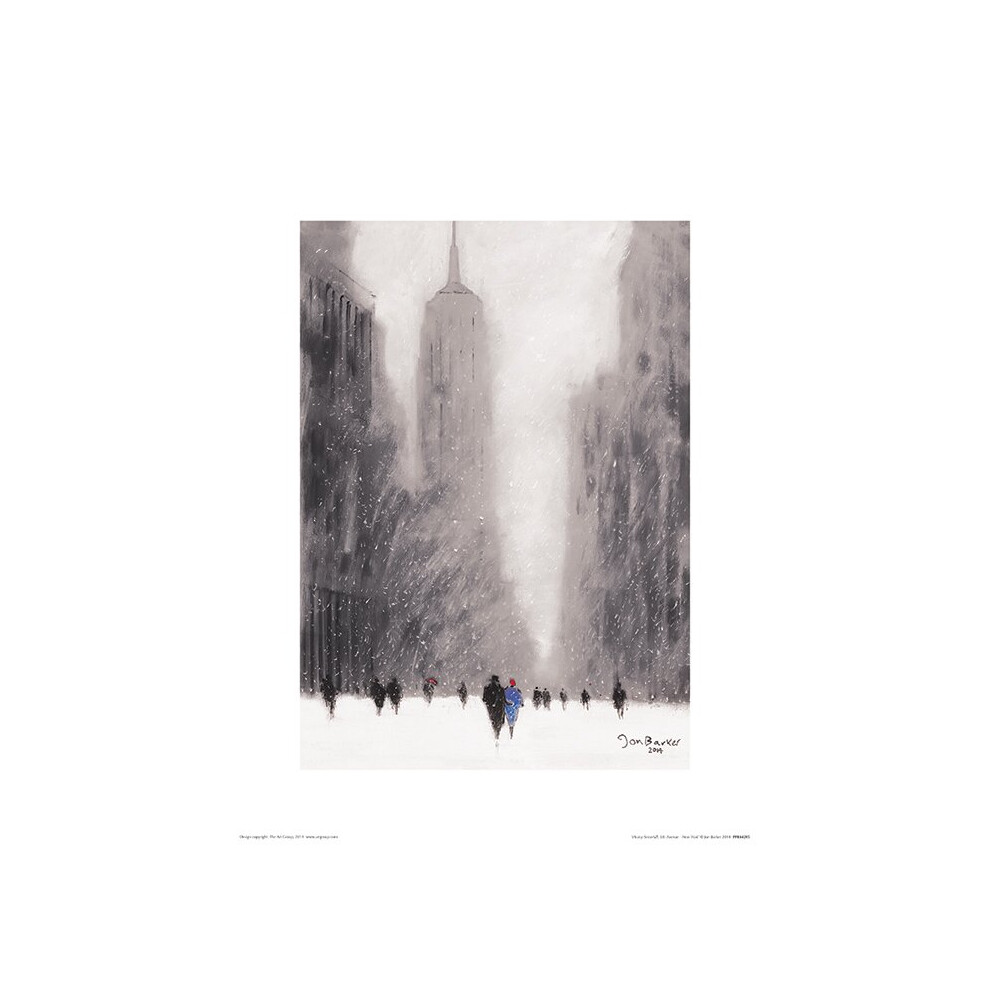 The Art Group Jon Barker (Heavy Snowfall, 5Th Avenue - New York)