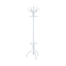 WHITE FINISH FLOOR STANDING COAT STAND