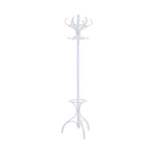 Premier Housewares WHITE FINISH FLOOR STANDING COAT STAND