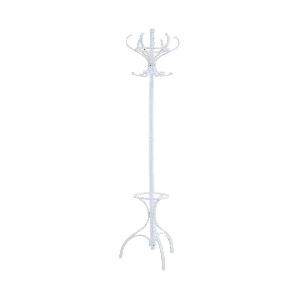 WHITE FINISH FLOOR STANDING COAT STAND