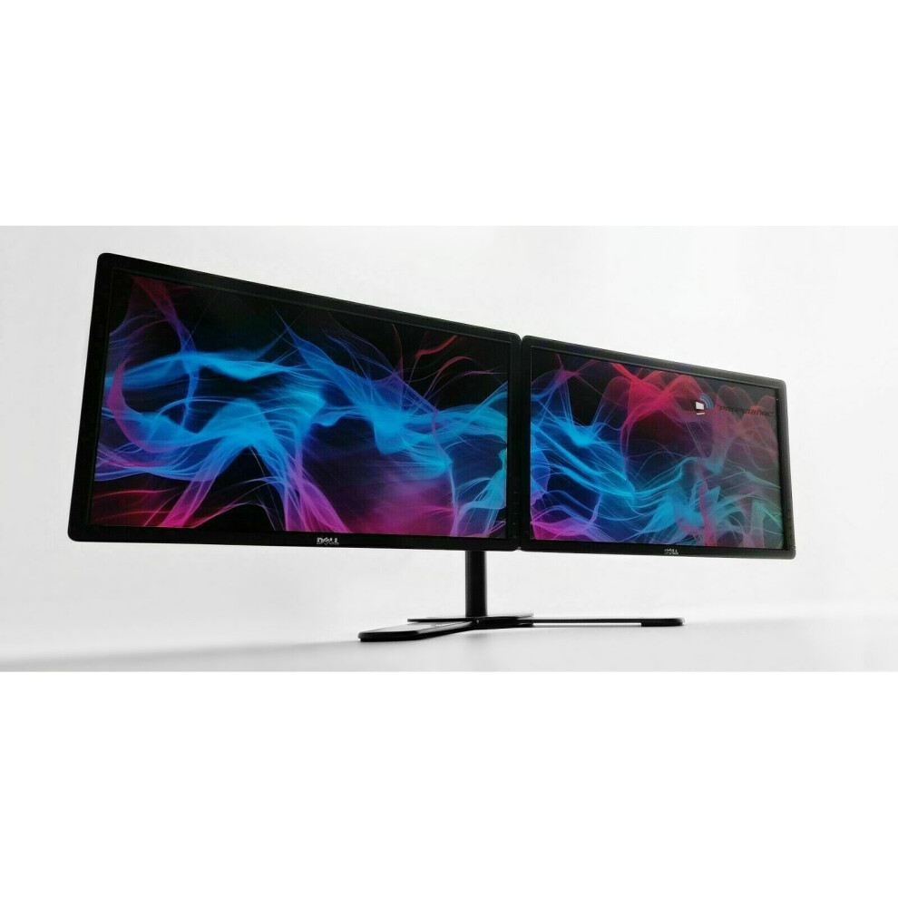 Dual Monitor Screen Bundle Setup Dell 2 X 22" Dvi Vga 44 5060935980186