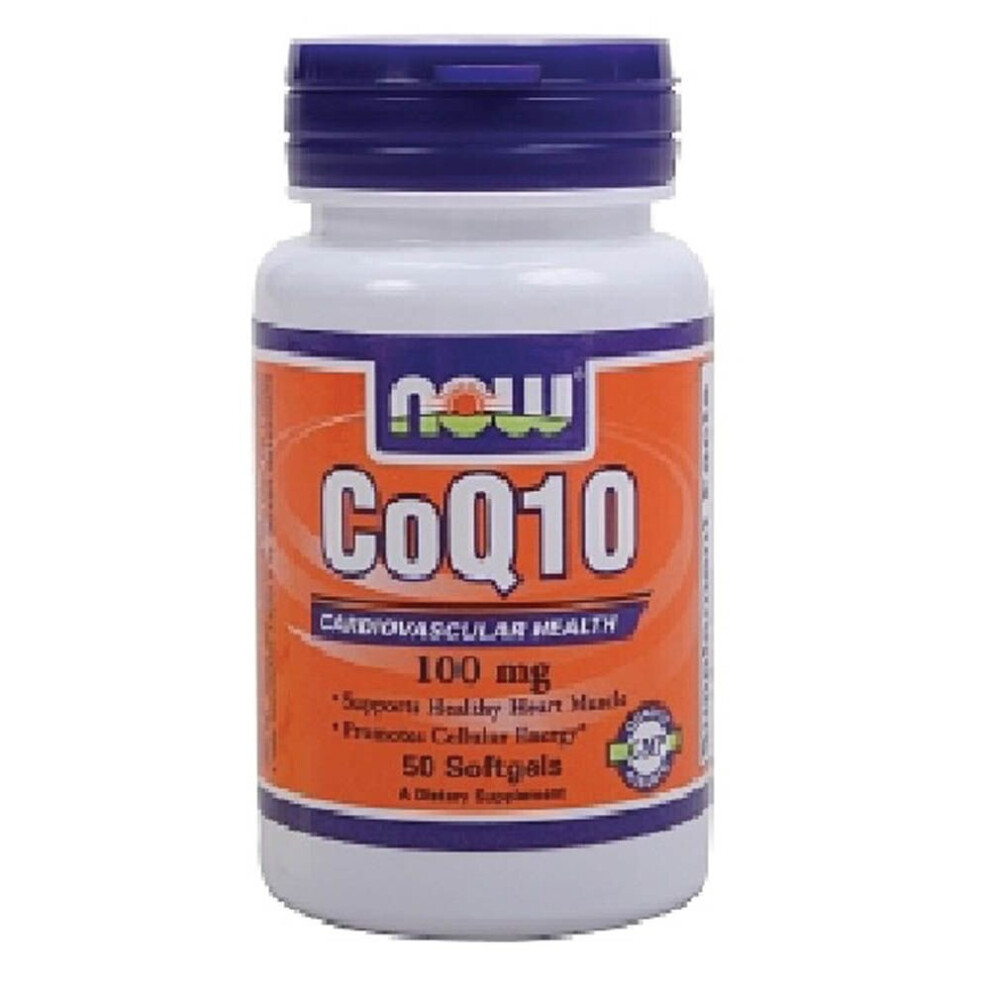 Now Coq10 100Mg Antioxidant Softgels For Heart Health & Energy, Pack Of 50'S