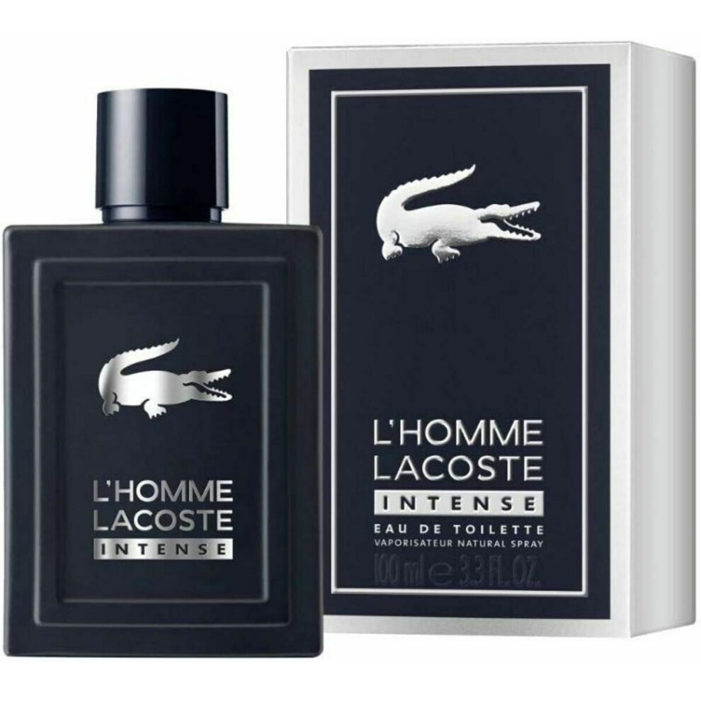 Lacoste L'Homme Intense by Lacoste 3.3 oz EDT Cologne for Men