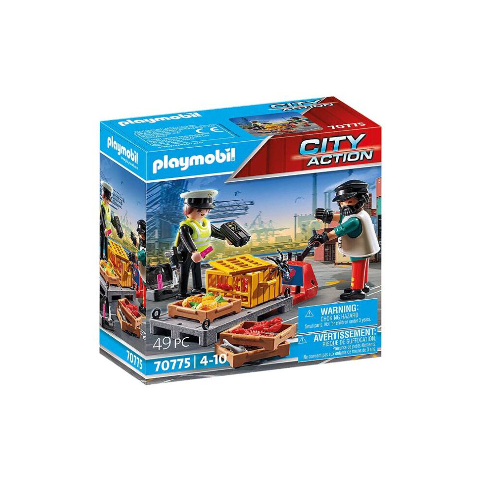 Playmobil Multicolour Customs Check Playset