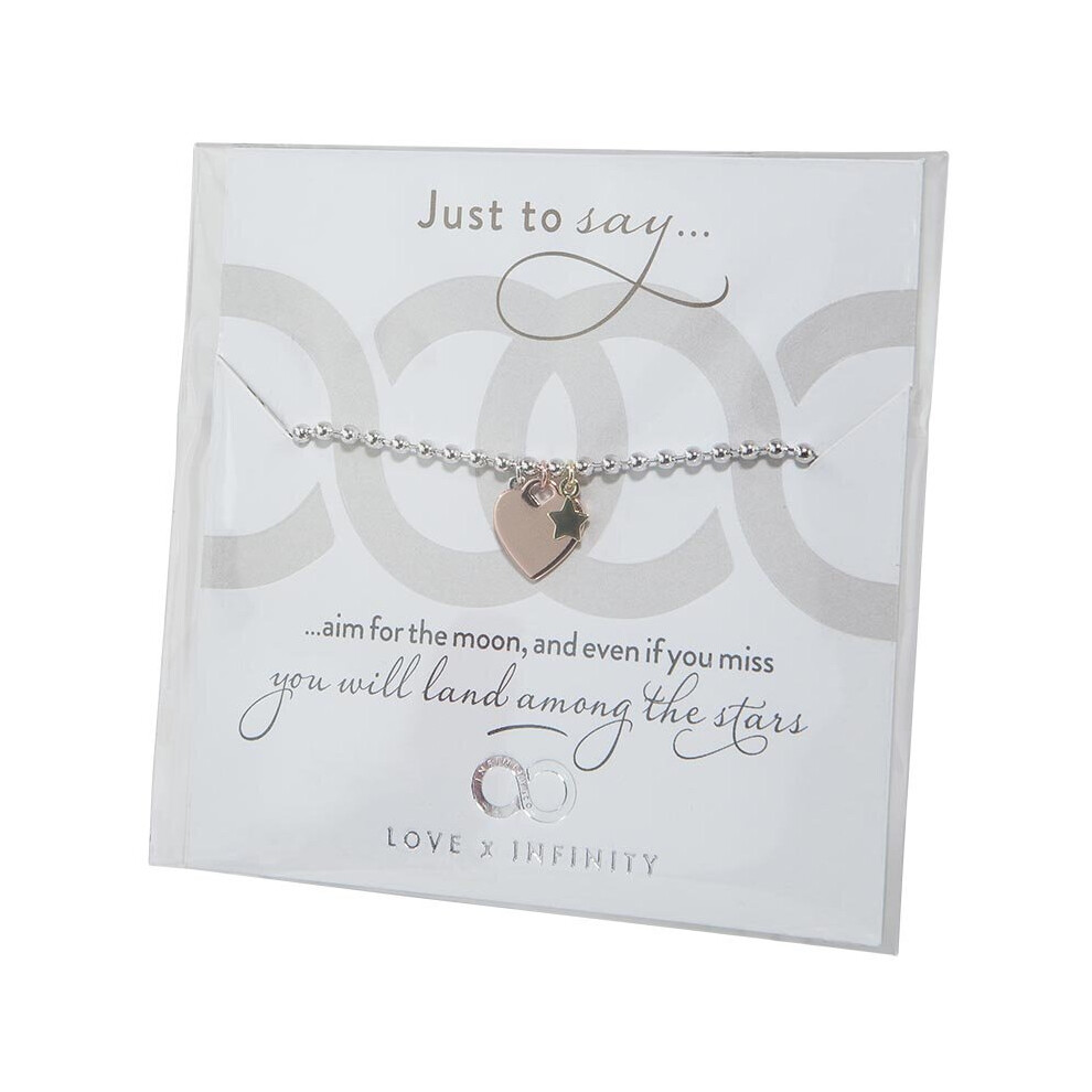 Infinity & Co Heart Moon & Stars Bracelet