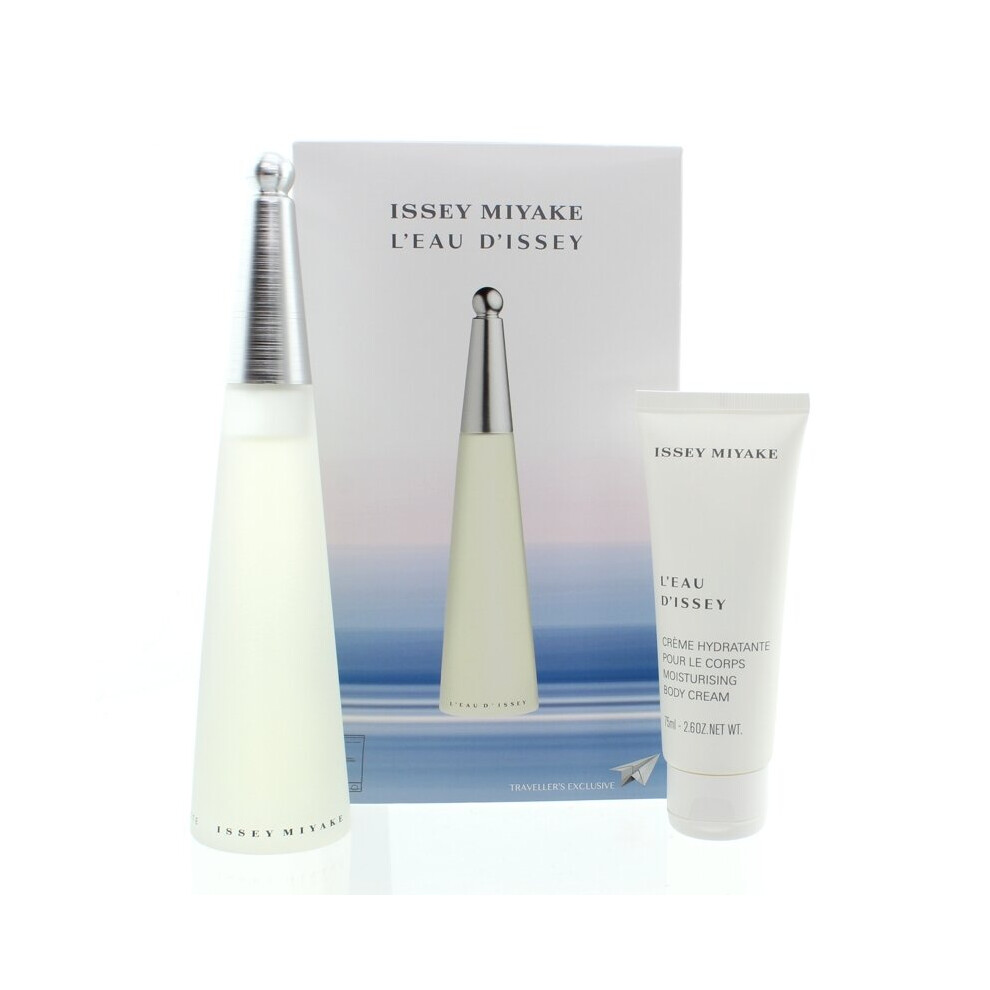 Issey Miyake L'Eau D'issey 100ml EDT & 75ml Body Lotion Gift Set