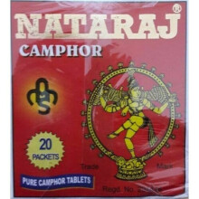 NATARAJ ORIGINAL BRAND PURE CAMPHOR 40G TABLETS KAPOOR KAPUR TABLETS