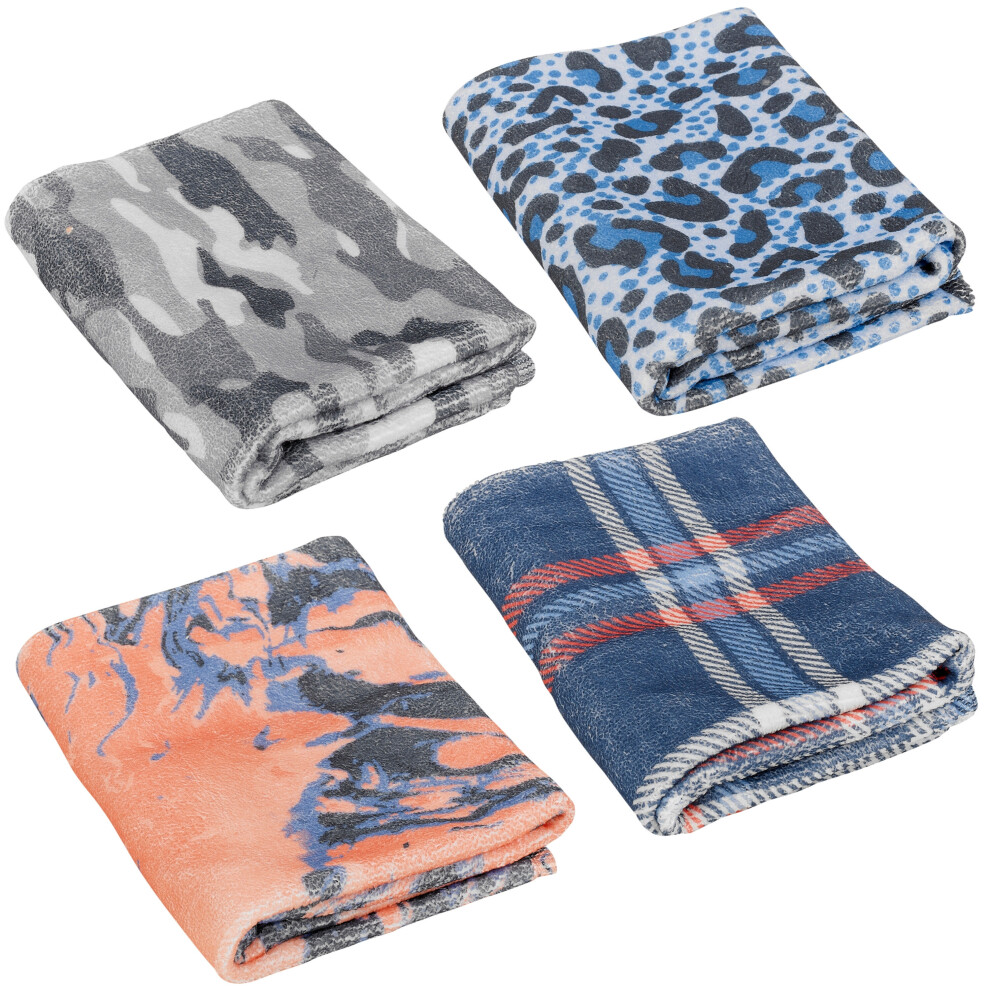 3x Machine Washable Absorbent Pet Drying Towels Dog Cat Home Comfy Grooming Robe