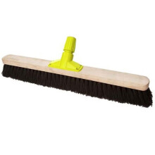 Premium Wooden Broom Head Stiff Bassine 24"