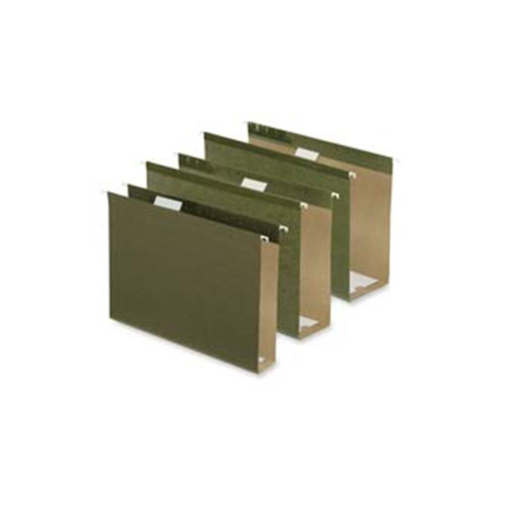 Photos - File Folder / Lever Arch File Esselte Pendaflex Corporation ESS4152X4 Hanging Folders- 4in. Capacity- Letter- Standard Green