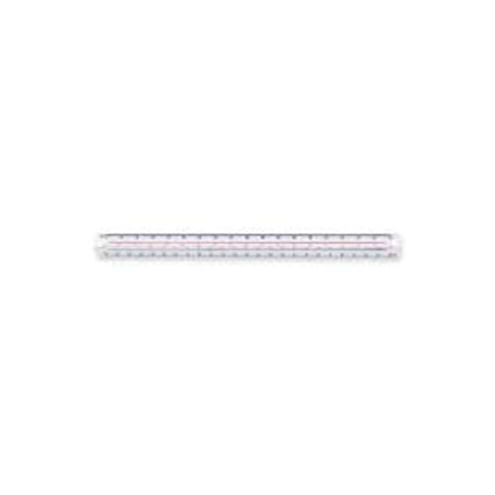 Staedtler 98718-34BK Triangular Scales,Engineering,Color-Coded Grooves,12, White